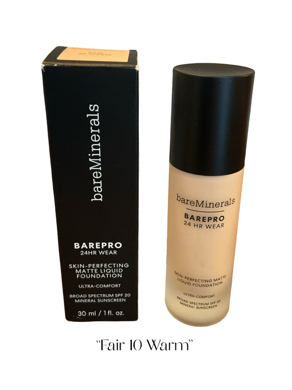 Bare Minerals Barepro Foundation “Fair 10 Warm”